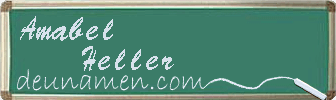 Amabel Heller Visitenkarte
